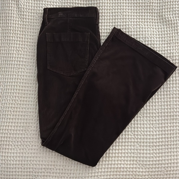 Madewell Dark Brown Flare Pants - Picture 8 of 8
